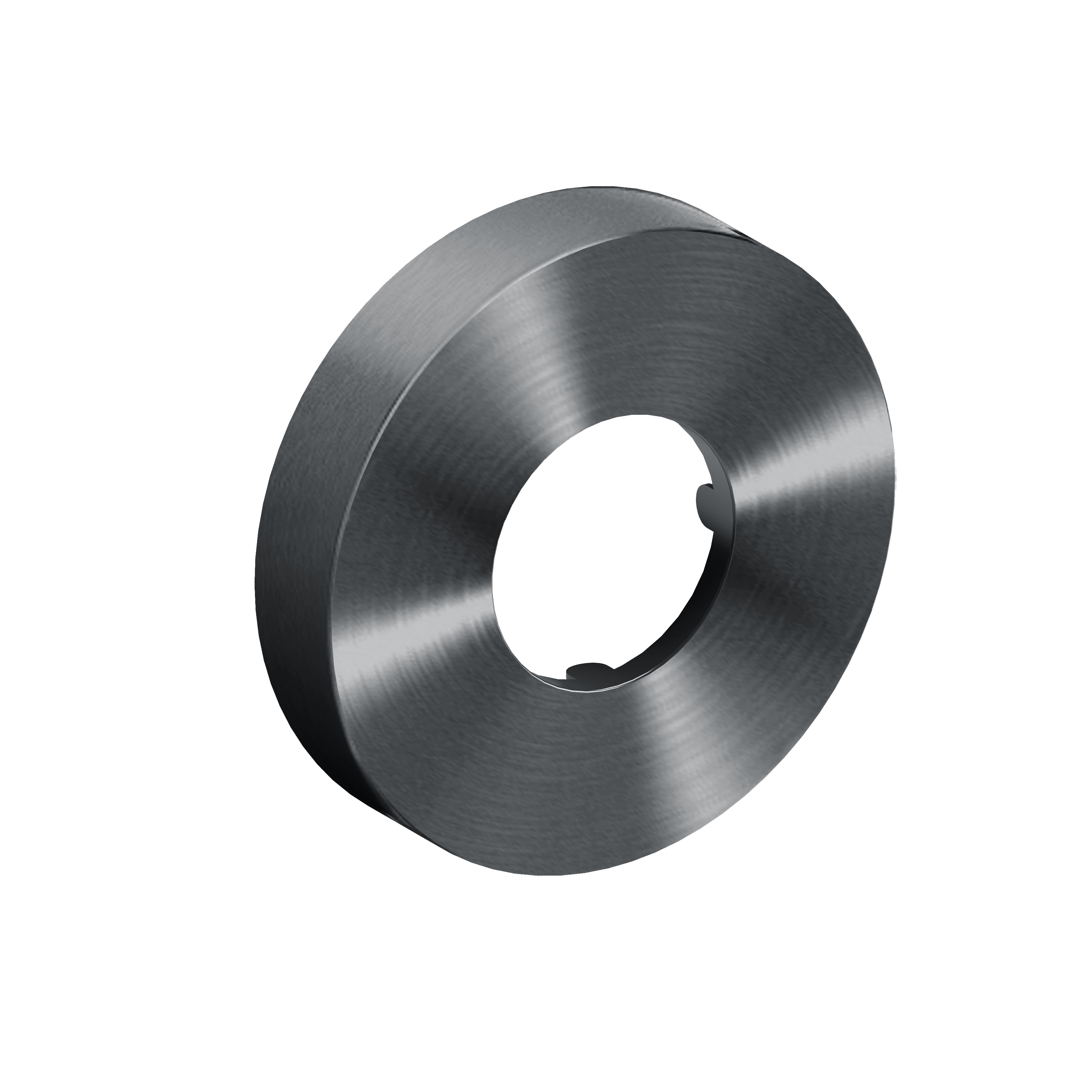 Clou Muurrozet 6cm, gunmetal geborsteld PVD t.b.v. Mini Suk sifon